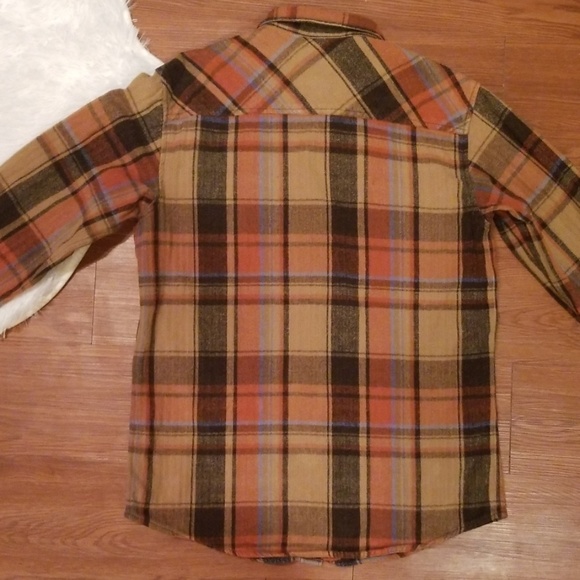 Dakota Grizzly Mens Medium Plaid Flannel Button Up - Picture 5 of 8